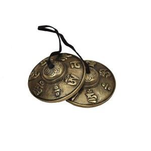 DHARMA STORE 핸드 심벌즈 민속 명상 만지라 전통 타악기 악기 요가 인도 티베트