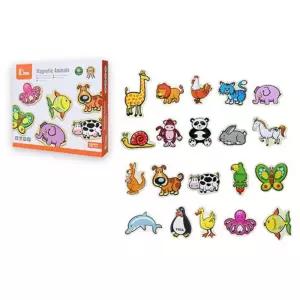 붙였다떼었다 자석 원목 동물 블럭 선물 블럭교구 자석블록 블록