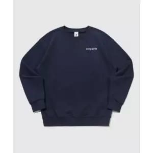 르꼬끄 LECOQ 유니 백그래픽 루즈핏 맨투맨 네이비 QR123LF QR123LF_DNV0 459609