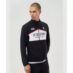 르꼬끄 LECOQ AGA 경량 트리코트 트랙탑 블랙(QP221GFT49) QP221GFT49_BLK0 460575