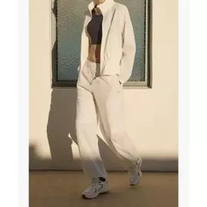 르꼬끄 LECOQ 여성 스트레치 우븐 루즈핏 팬츠 - 크림 QR122OPT22 QR122OPT22_CRM0 461634