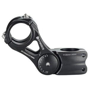 D Dymoce 자전거 스템 0-70도 31.8mm 익스텐더 라이저 조절 가능 MTB 산악 로드 바이크 BMX 90mm 110mm 145mm