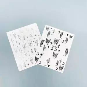 [에이치플러스몰]bns 네일아트 나비모양 손톱 스티커 테이프