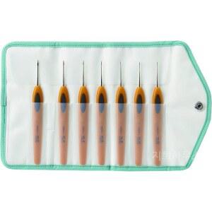 클로버 레이스 코바늘 세트 7개 핸즈 Pen