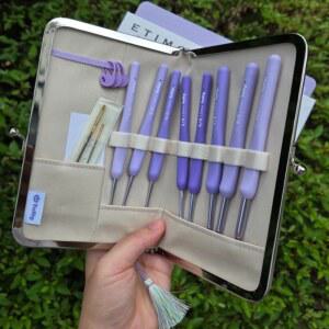 튤립 에티모 무라사키 라벤더 세트 코바늘 TEM 001 뜨개질