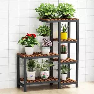 다육이 인테리어 선반 정리대 거치대 화분 거실 실내 원목 철제 다이