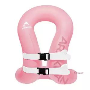아라칸구명조끼용품 스윔 50Kg 핑크 넥튜브 물놀이 워터파크 라이프 구명복 넥구명조끼 어깨 수영장 안전cd