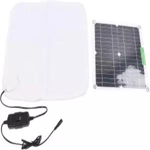 TYTOGE 태양열 패널 난방 담요 12V 50W 급속 균일 소프트 휴대용 애완동물 패드 자동차 실외용