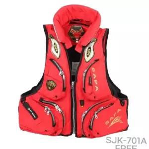 부력조끼 구명조끼 레드/FREE SJK-701A