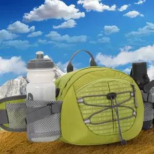 산책용 힙색 가벼운 다용도 러닝 운동용 힙색 물통 방수 야광 아웃도어 스포츠 트레킹 자전거 낚시 등산