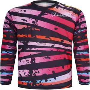 제식리비 산악 자전거 저지 남성 긴팔 모토크로스 사이클링 통기성 빠른 드라이 다운힐 BMX 오프로드