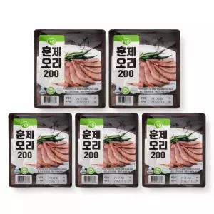 다향 오리 훈제슬라이스 200g, 5팩
