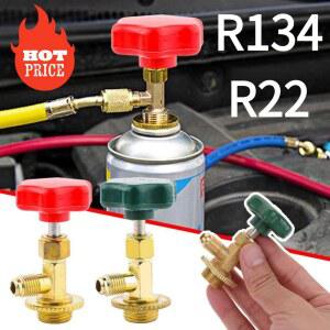 R22 R134a 냉동 충전 안전 밸브 에어컨 액체 어댑터 손 도구 부품