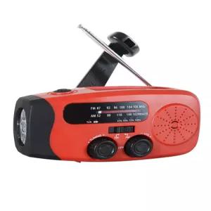 휴대용 손전등 라디오 비상 후레쉬 랜턴 자가 발전 충전