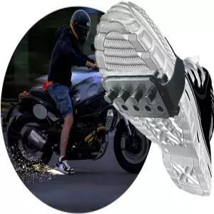 스프린트스파크ZK 업그레이드 1/2PCS 재사용 가능 오토바이 신발 커버 자전거 스케이트보드 쿨 솔 스파클링