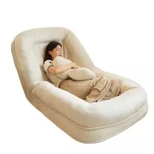 쿠션 안락 1인 1인용빈백 쇼파베드 각도 구름침대 구름