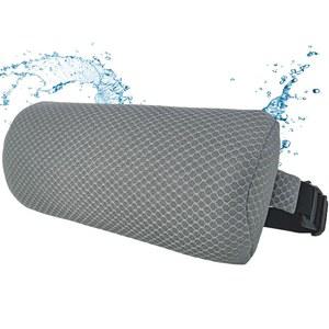 파티오 체이스 라운지용 리제이비 1팩 헤드레스트 베개, 라운지 베개 야외 3D 에어 메시(탄성 밴드 포함), 리클라이너용 퀵 드라이 및 워셔블 스파 비치 체어, 사무용 그레이