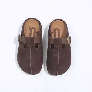 키체샵 여자 샌들 세미슬리퍼 통굽 스트랩 버켄슈즈 HO5