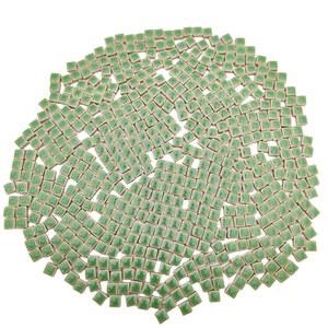 500PCS 1LB 정사각형 세라믹 모자이크 타일 제작 수제 4인치