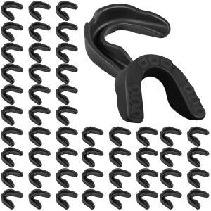 [미국배송] 하키 가라테 농구 복싱 럭비를 위한 프렌다 50개 축구 마우스 가드 벌크 유소년 마우스피스 스포츠 운동 마우스가드 껌 치아