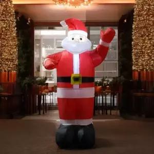 sh) 야외 크리스마스 에어벌룬 대형 풍선 산타 장식 130cm