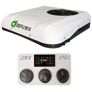 냉난방기 에어컨 트럭 특수차 작은방 흰색 48v60v72v로터압축기 차량용 자동차 화물차