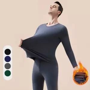 남성 내복 기모 성인 내의 남자 보온 방한 타이즈 바지 상하세트