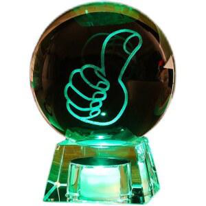 크리스탈 우주 구슬 램프 유리 유리구슬 책상 크리스탈조명 발광 수면등 수정 선물용