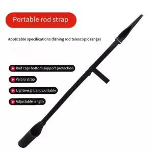 낚시대 보관 가방 조정 가능한 어깨 벨트 휴대용 보호대 릴 액세서리