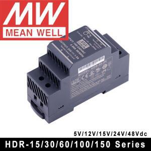 Mean Well 초슬림 스텝 모양 DIN 레일 전원 공급 장치,  LEDR-30-12 DC 12V 2A 24W
