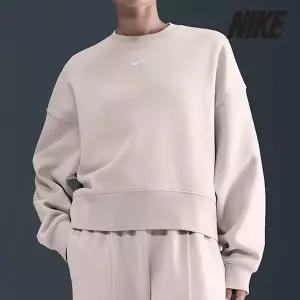 [나이키][세일] 나이키 여성용 티셔츠 /g3- DJ7666-104 / 우먼스 컬렉션 에센셜 오버사이즈 플리스 크루