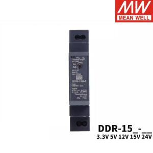 MEAN WELL 15W DIN 레일 유형 DC-DC 컨버터 DDR-15G-3.3