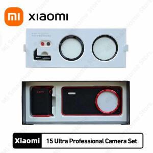 Original Xiaomi 15 Ultra 사진 키트 카메라 무선 Len 핸들 Lmage PU 가죽 케이스 필터 링