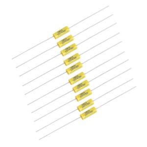 구형 라디오 및 튜브 앰프에 적합한 10pcs 필름 커패시터 키트 630V 0.022uF 축 폴리에스터