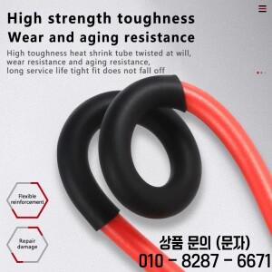 3:1 열 수축 튜브 접착제 포함 폴리올레핀 모듬 비율 와이어 케이블 슬리빙 블랙 100