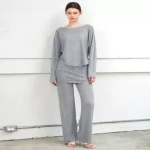 랩 스커트 레이어드 긴팔 니트 셋업 GQAOW010D)