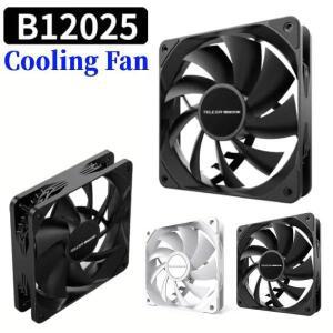 TEUCER 12V PWM 냉각 팬 데스크탑용 지능형 온도 제어 기능이 있는 120mm 유압 베어링 CPU 쿨러