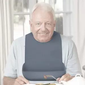 실리콘 성인 턱받이 어르신 노인턱받이 DD-11765