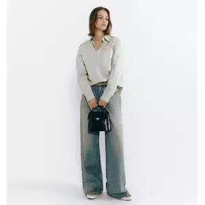 백화점 지오다노 여성 루즈 와이드핏 워싱 청바지 415535