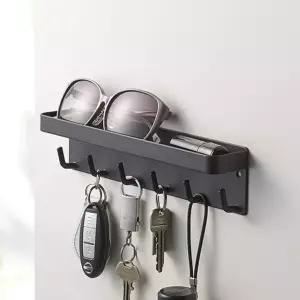 벽걸이 자석 다용도 현관문걸이 철제 2컬러 선반