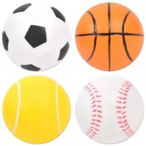 오즈토이 말랑말랑 스펀지 스포츠 공 4종 세트 zy136-2 야구 농구 축구 테니-스/폼/말랑/무소음/유아
