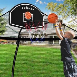 풀리나 트램펄린 농구 후프 미니 볼과 펌프 트램펄린용 25mm 스트레이트 폴 커브 보호망 장착 설치가 용이합니다