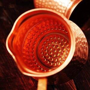 스팀피쳐 밀크저그 식 구리 금속 메이커 Cevze 커피 손잡이 2X 터키