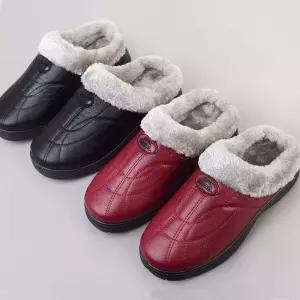 다용도 방수 털슬리퍼 엄마 할머니 방한화 겨울신발