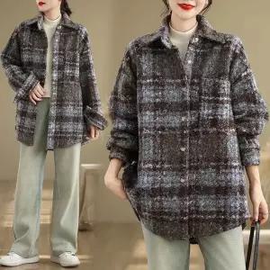 앤트맨 캐주얼 여사친 쭈리 홍콩 체크 코트 슬림핏 OPH1