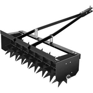 32 에어레이터 잔디 도구가 블랙 스파이크 스파이크 히치 견인 기계 당겨지고 위한 깎는 스프레더를 파티오 시더 침투기가 뒤 트랙터를 SSL390JF2W 정원 토양 뒤로 야드