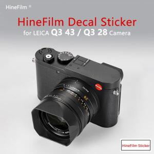 Leica Q3 43 용 Hinefilm 스킨 28 카메라 데칼 스티커 보호 필름 Anti-Scratch Wrap Cover Skin