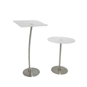 크리스탈 강대상 교회 단상 성서 연설대 설교대 스트레이트 강연대 예배 테이블 실버