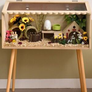 햄스터 집 릴 케이지 리빙박스 하우스 은신처