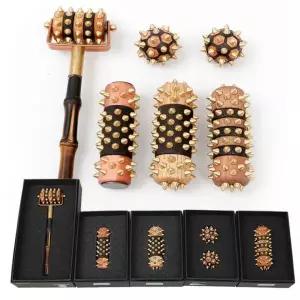 국산 5종 알토란 수지침 도리깨 마사지 효도선물 혈액순환 손안마 굴렁쇠 지압볼 느티나무 두통 혈침기